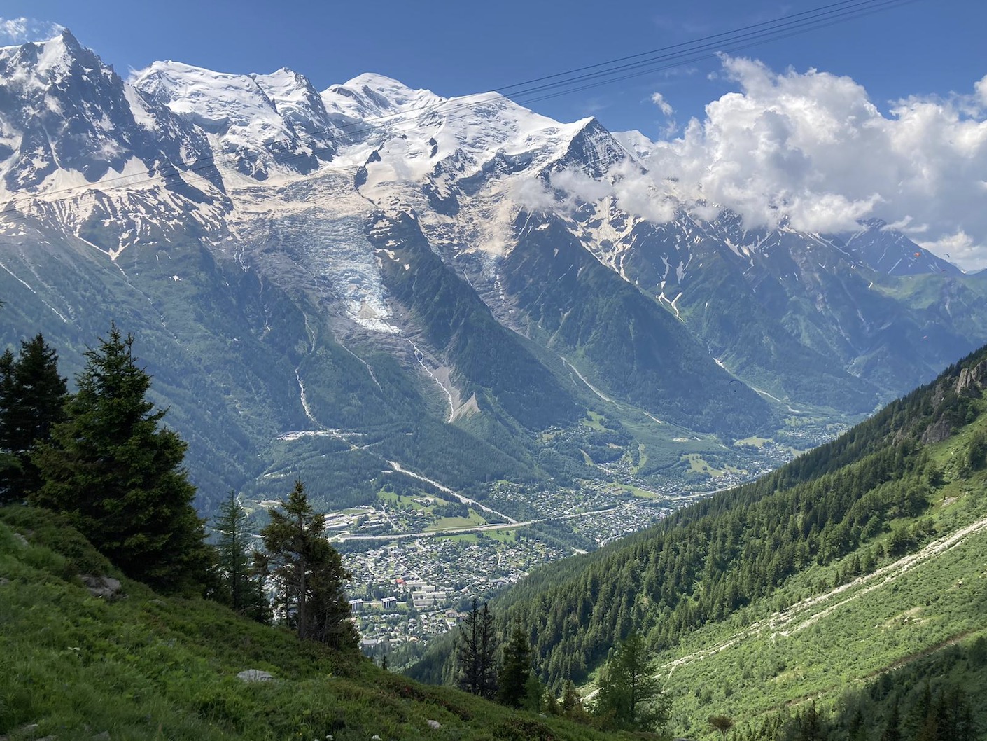 vol tandem biplace en parapente à Chamonix Mont-Blanc